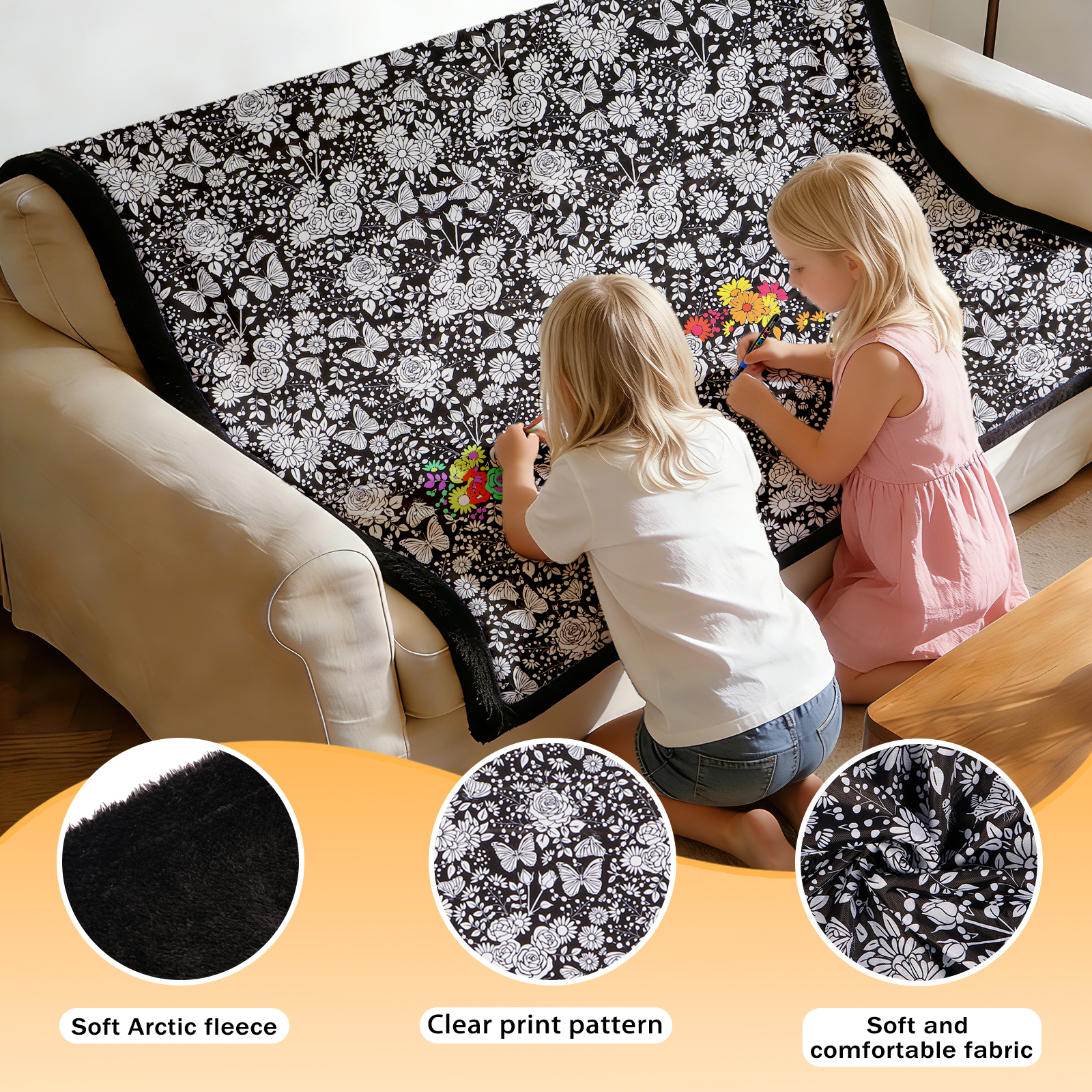 DIY Coloring Blanket-Royamoon