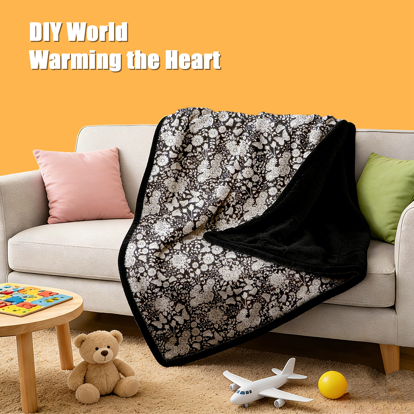 DIY Coloring Blanket-Royamoon
