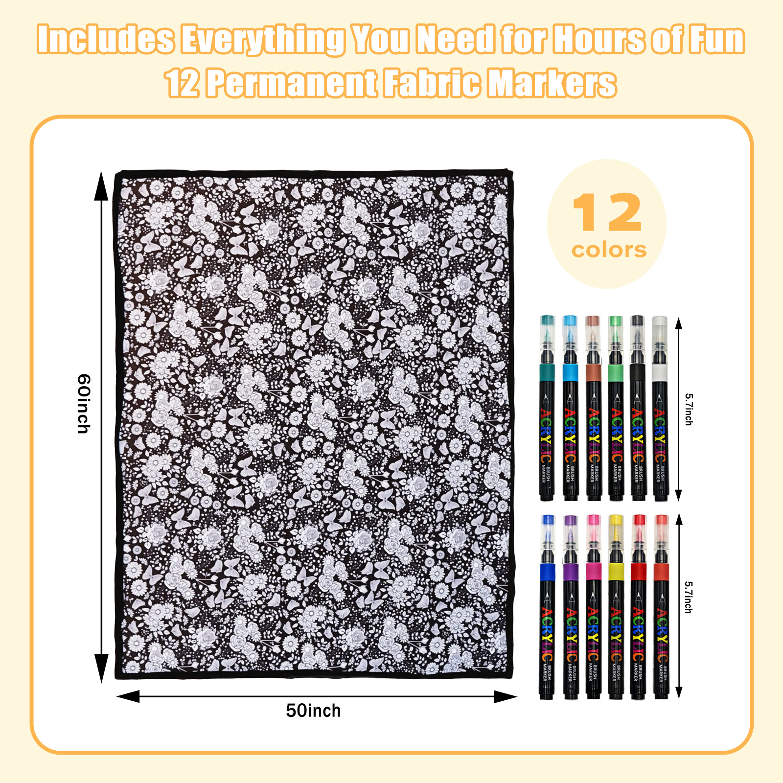 DIY Coloring Blanket-Royamoon