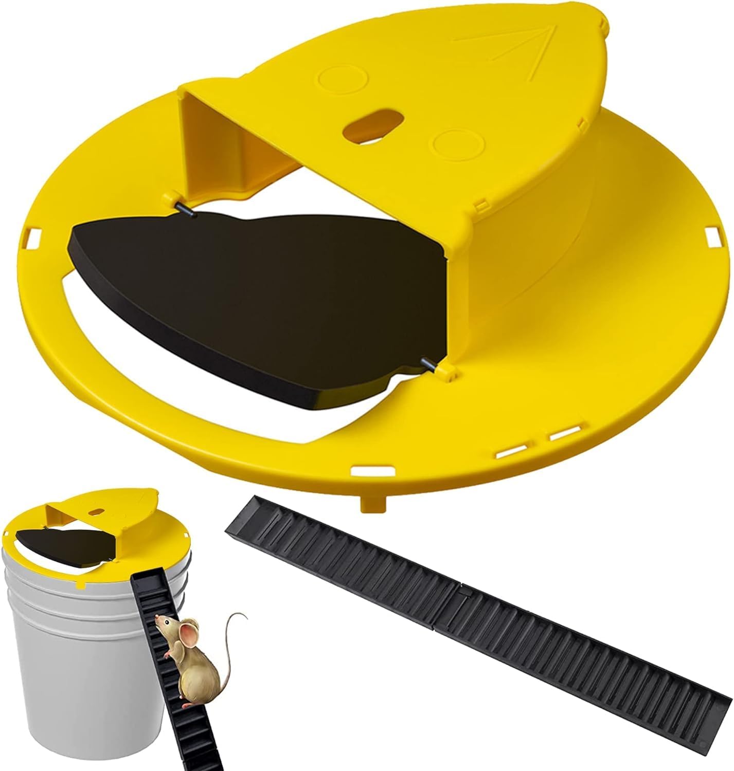   Bucket Lid Mouse Trap