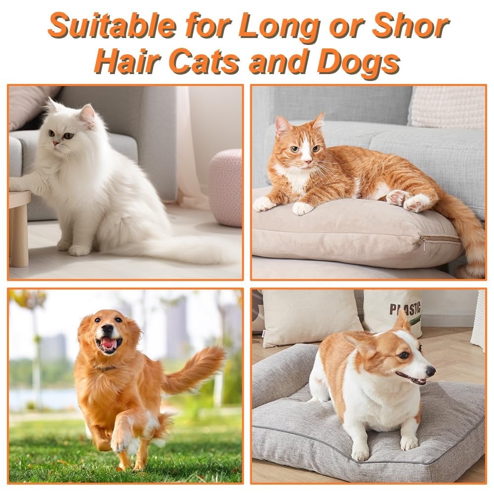 🔥3-in-1 Pet Steam Brush for Dogs & Cats – Self-Cleaning Spray Grooming Comb