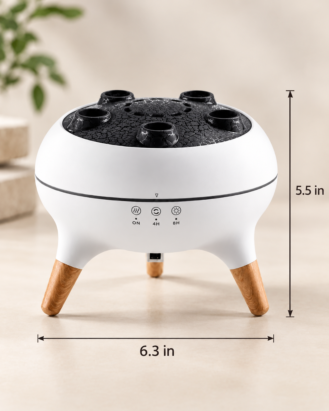 Jellyfish Aroma Diffuser with Music Sync – 7-Colour LED Mist Humidifier