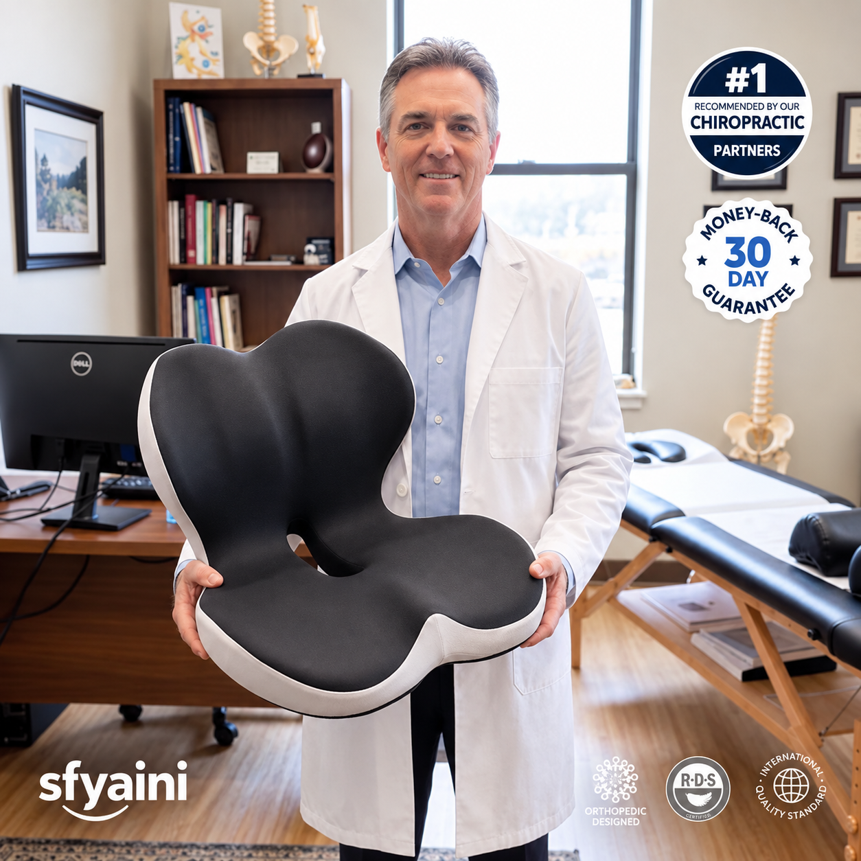  Sfyaini™Orthopedic Seat Cushion 2.0