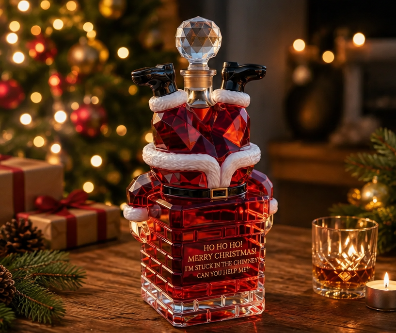 Santa Got Stuck. Your Whiskey Didn't. 🎅🥃