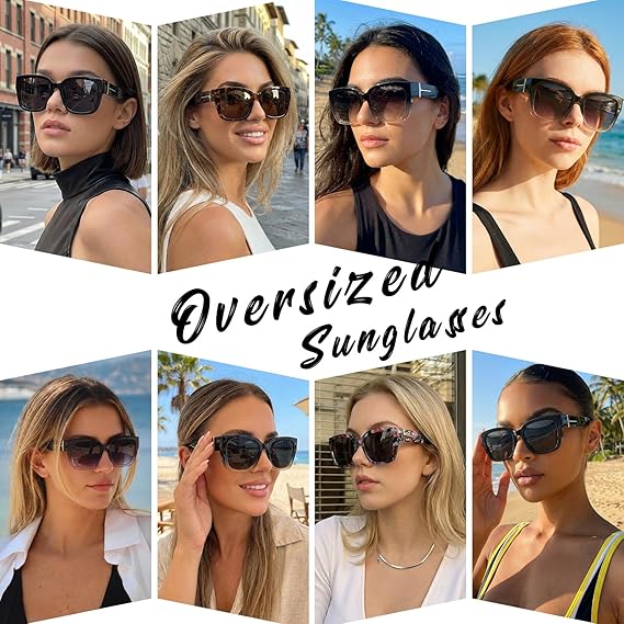 🕶️ Polarized Fit Over Sunglasses for Women – UV400 Protection Floral Frame Wear Over Prescription Glasses-This also makes an excellent gift🎁