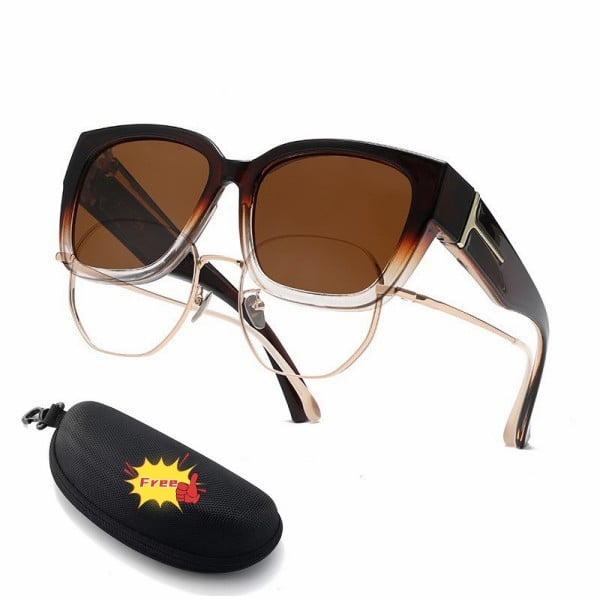🕶️ Polarized Fit Over Sunglasses for Women – UV400 Protection Floral Frame Wear Over Prescription Glasses-This also makes an excellent gift🎁