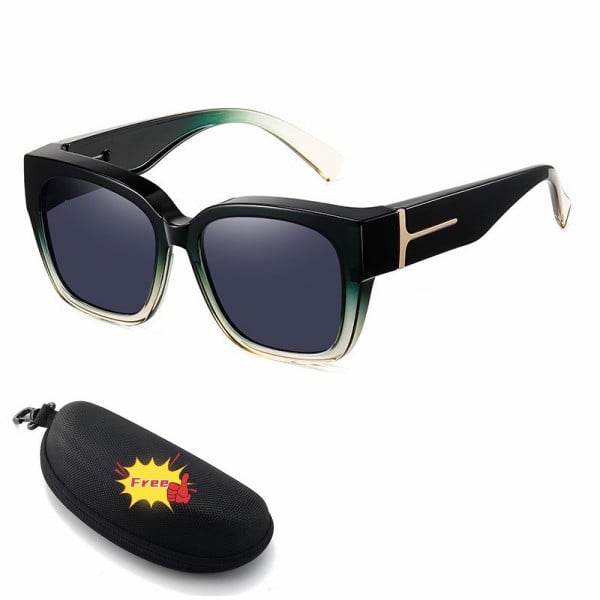 🕶️ Polarized Fit Over Sunglasses for Women – UV400 Protection Floral Frame Wear Over Prescription Glasses-This also makes an excellent gift🎁