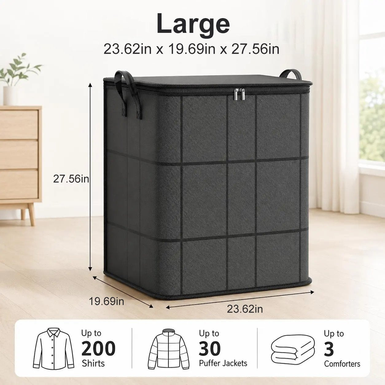 💥50% OFF Factory Clearance –📦Foldable Storage Tote – Waterproof, Dustproof, Big & Portable 🌟