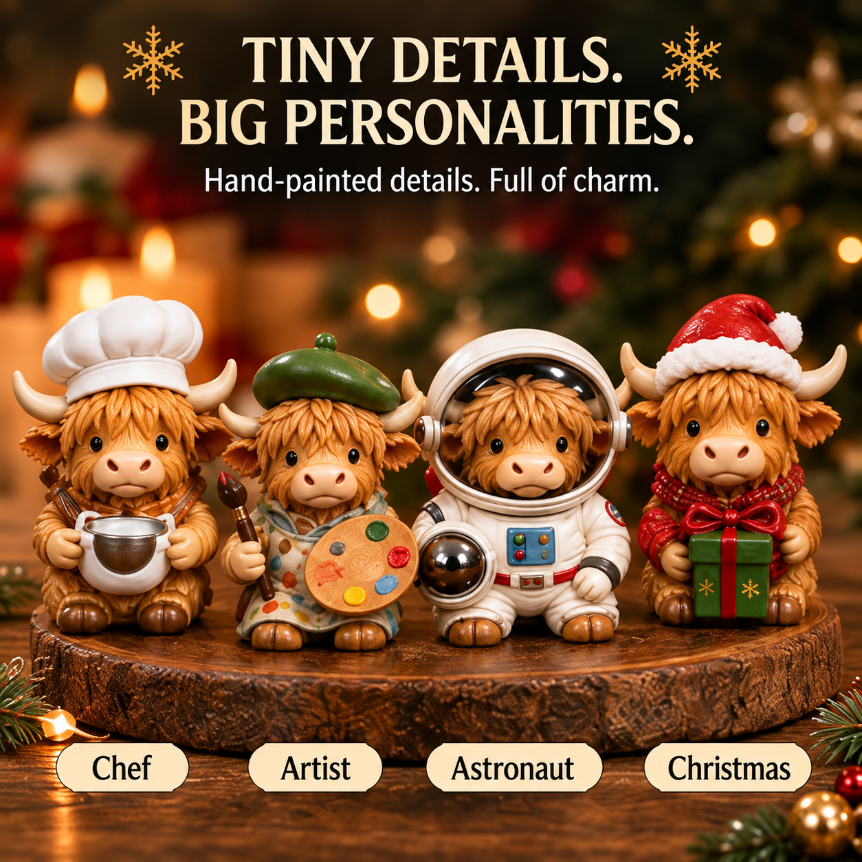 ⏳ Last Day 50% OFF –🐮24-Day Highland Cow Advent Calendar