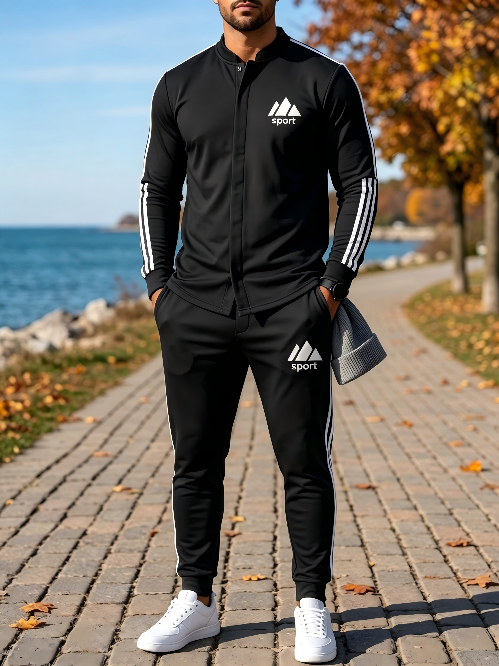 ⏰ Letzter Tag: 50% Rabatt! 🔥-Urban Herren-Trainingsanzug – 2-teilig