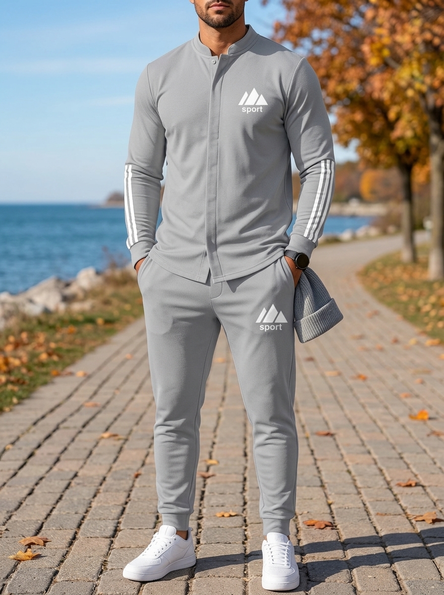 ⏰ Letzter Tag: 50% Rabatt! 🔥-Urban Herren-Trainingsanzug – 2-teilig