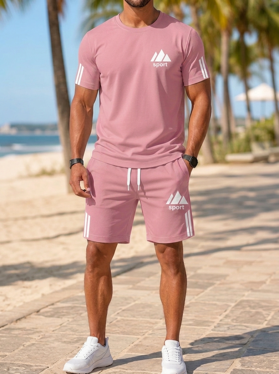 ⏰ Letzter Tag: 50% Rabatt! 🔥-Herren Sommer-Set mit Polohemd und Shorts