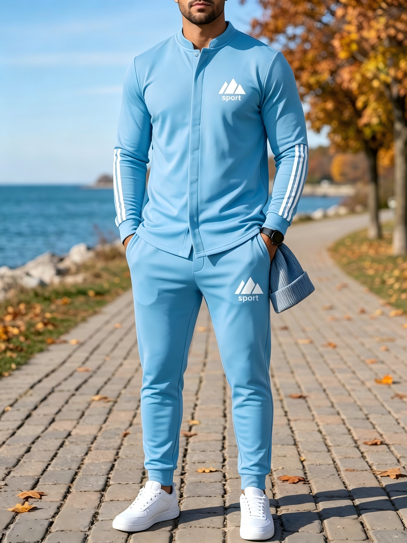 ⏰ Letzter Tag: 50% Rabatt! 🔥-Urban Herren-Trainingsanzug – 2-teilig