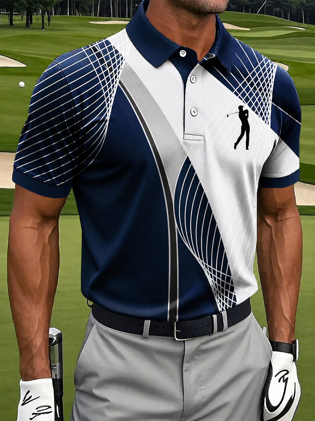 Herren Performance Golf-Polo
