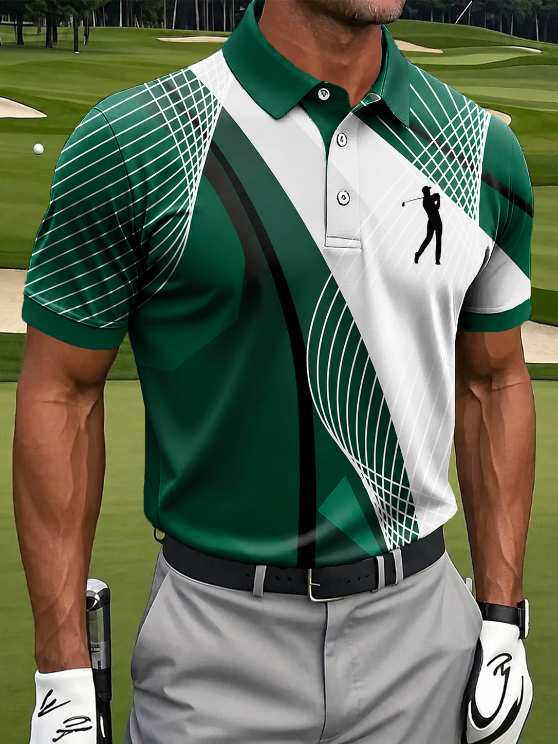 Herren Performance Golf-Polo
