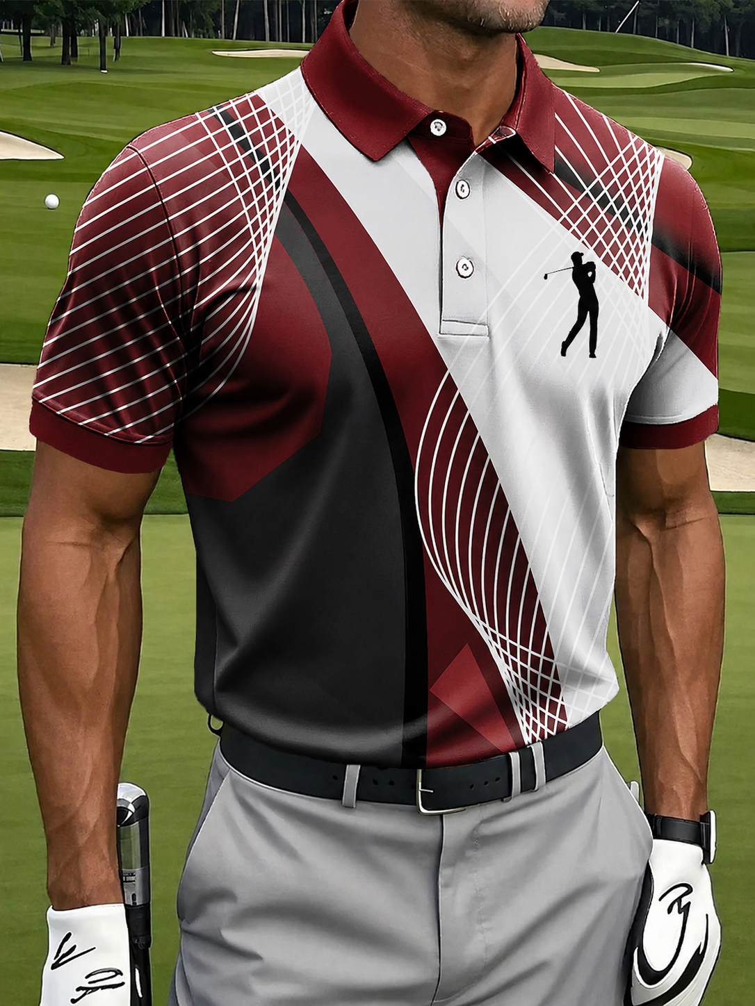 Herren Performance Golf-Polo