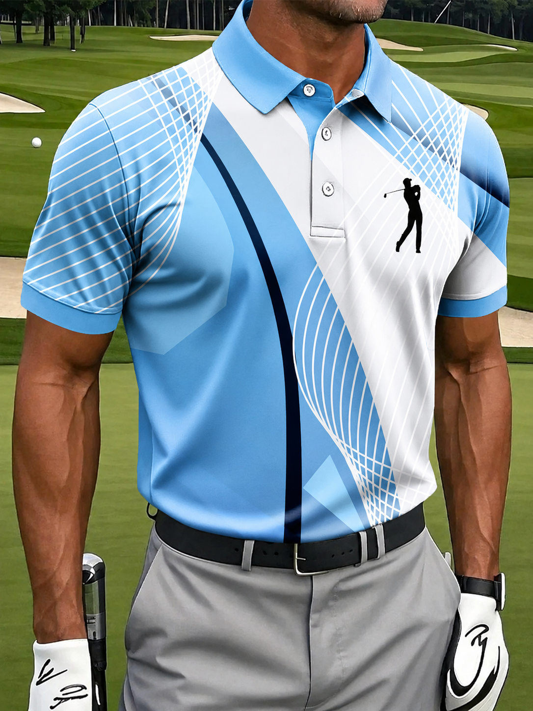 Herren Performance Golf-Polo