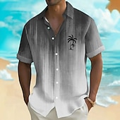 Herren-Hawaiihemd mit Kokospalmen-Print