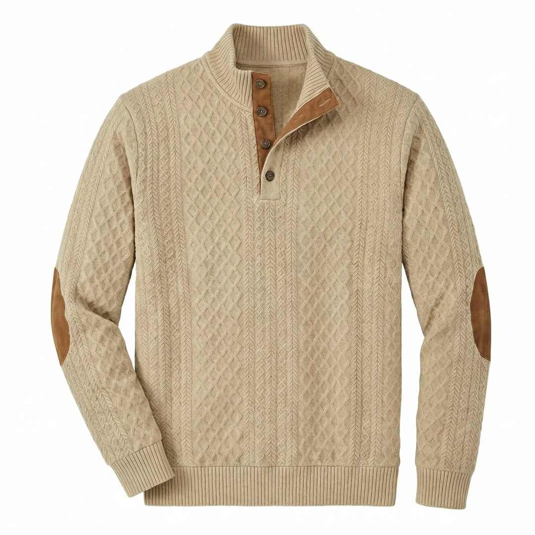 Crown Herren-Rippenpullover