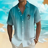 Herren-Hawaiihemd mit Kokospalmen-Print