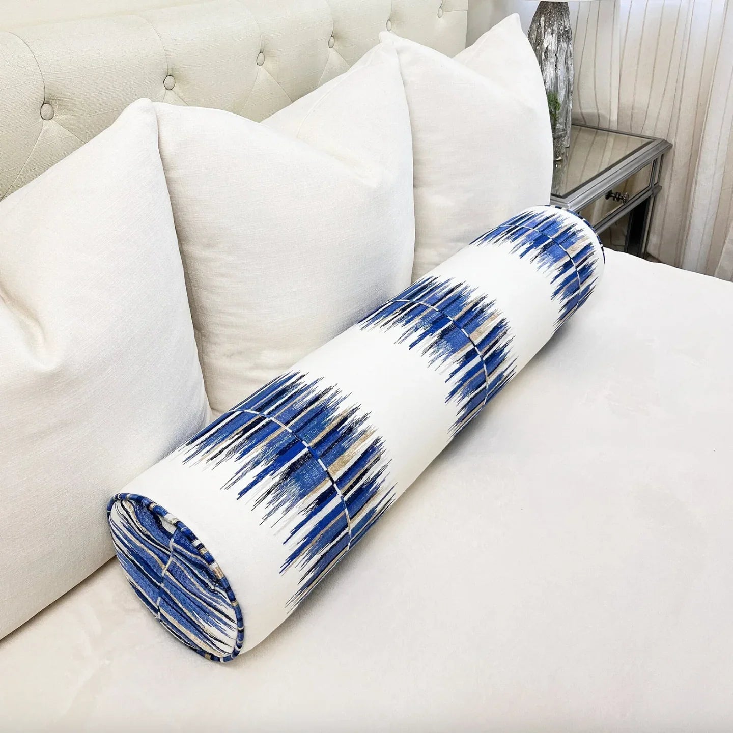 Multi Embroidered Bolster Pillow