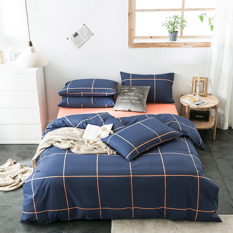 Check cotton bedding