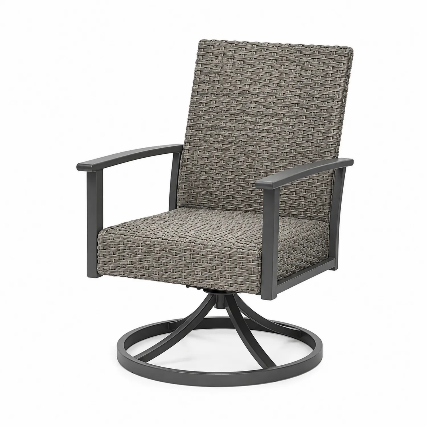 Sedia da Giardino in Rattan Sintetico con Struttura in Alluminio-Placiron