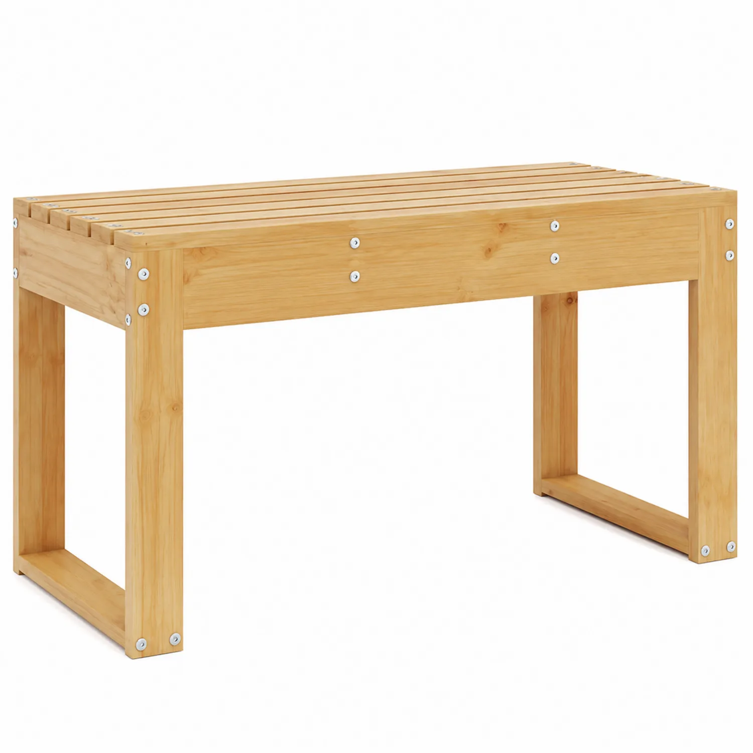 Panca in Legno Massello di Acacia 120x40x45 cm-Placiron