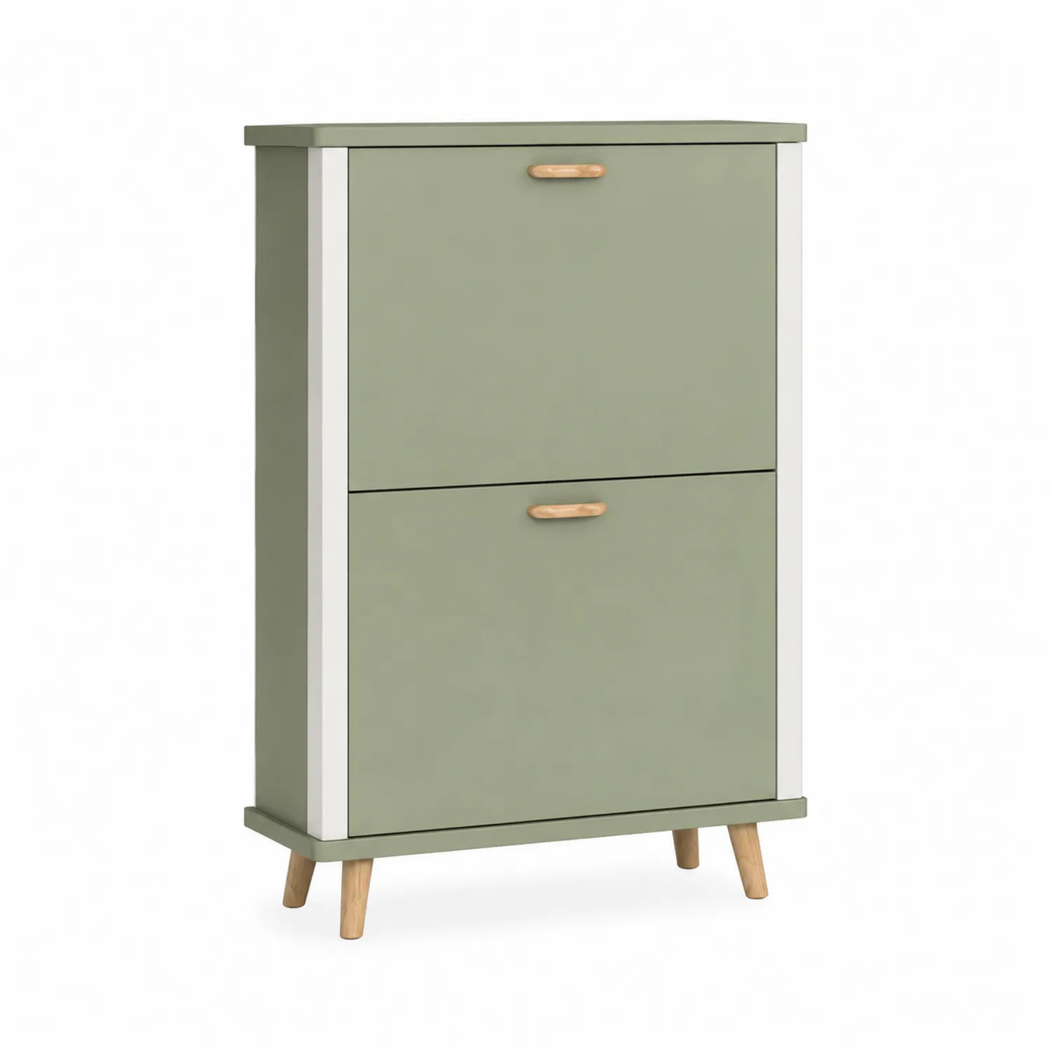 Scarpiera in MDF con Ante Inclinabili Verde-Placiron