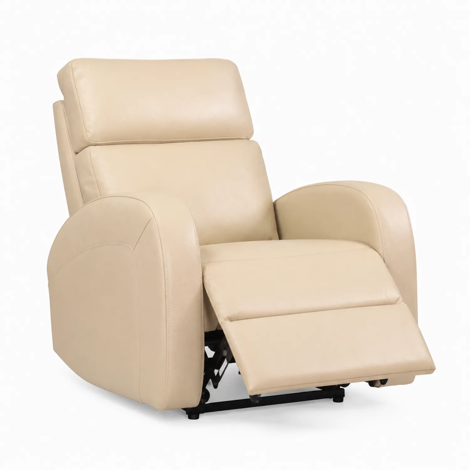 Poltrona reclinabile in pelle sintetica Beige-Placiron