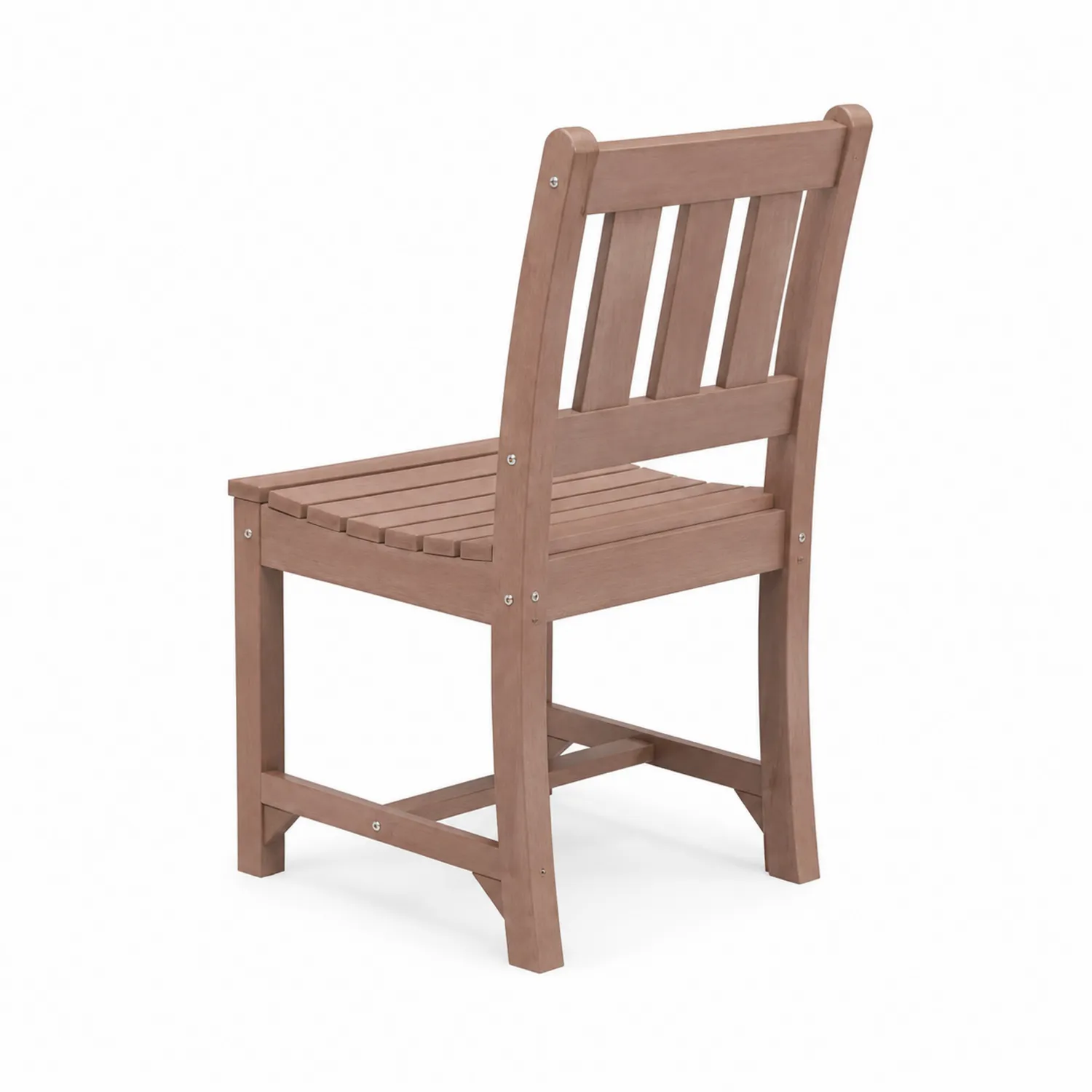 Sedia da giardino in legno marrone