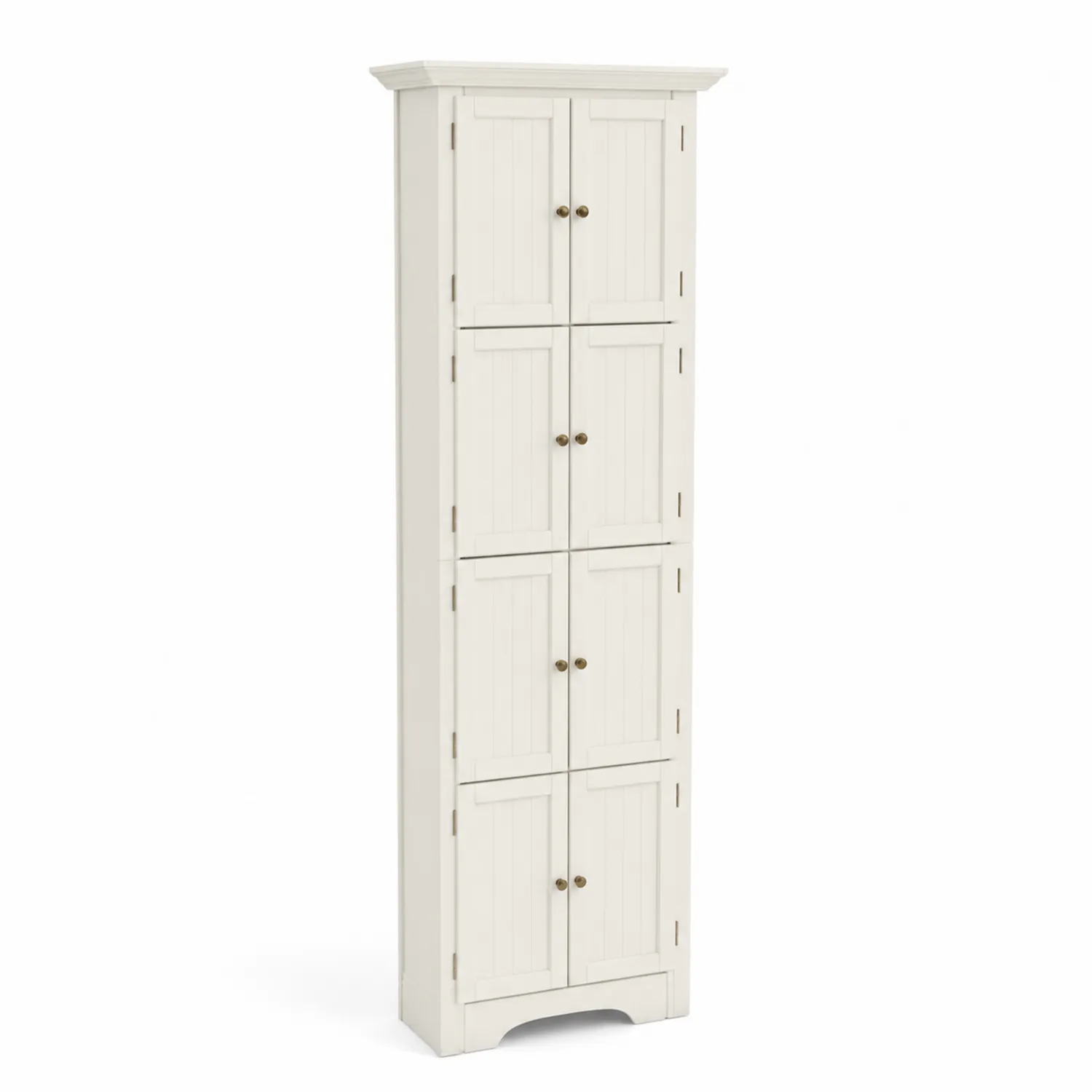 Armadio Alto in Legno MDF con 6 Ante