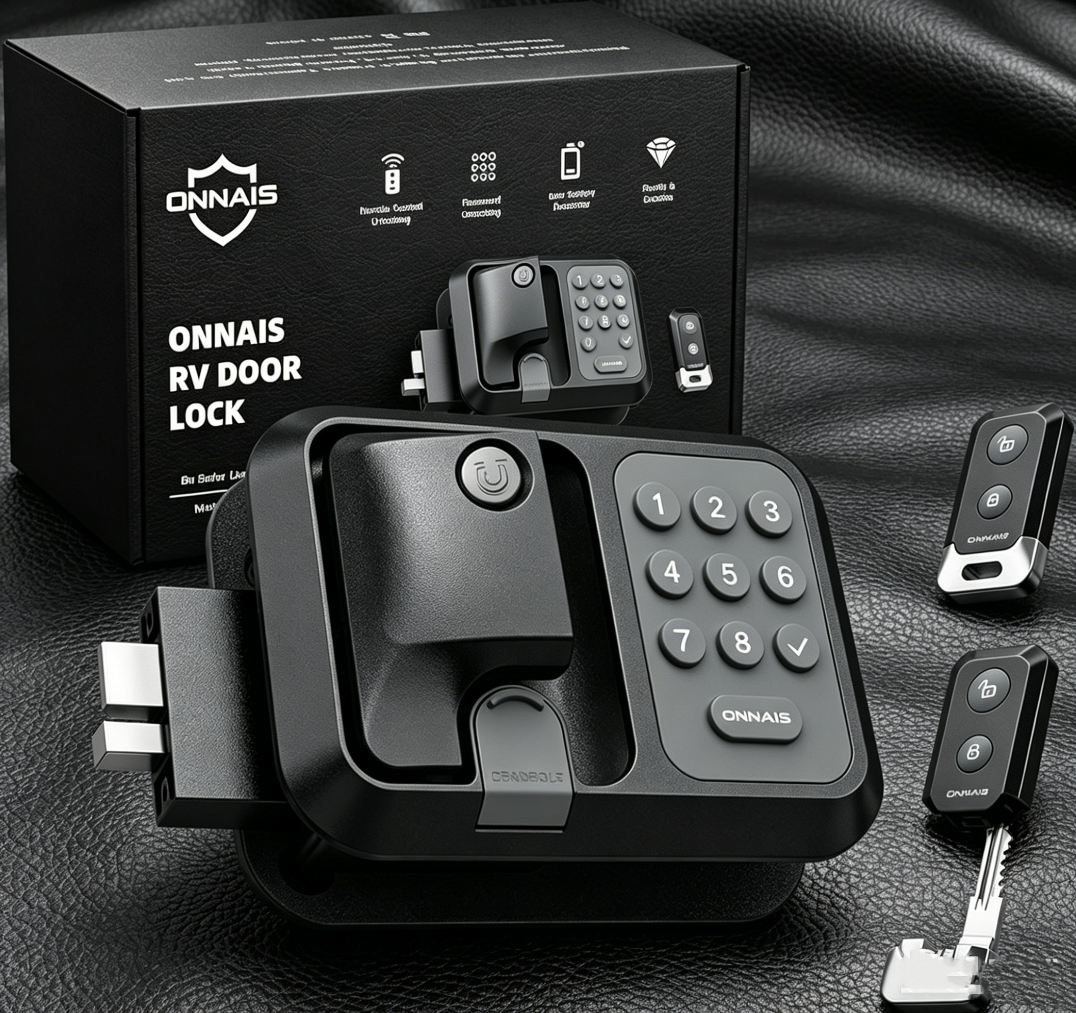 ONNAIS Full Metal RV Keyless Entry Door Lock with Password