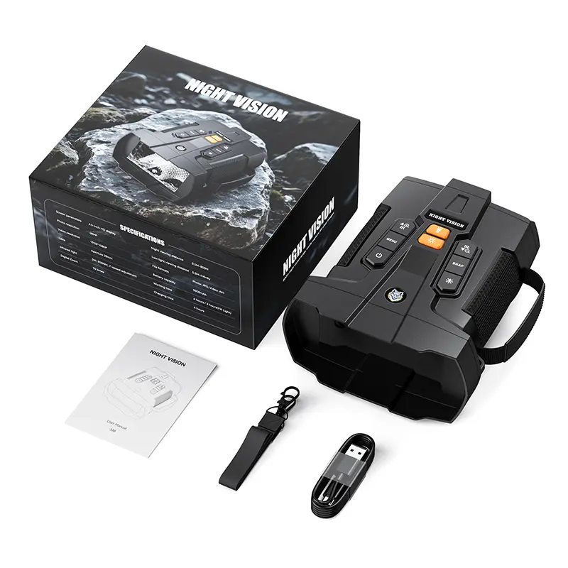 Special Offer 🔥 4.5x Night Vision Binoculars – Free 32GB SD Card Included, 7-Level IR Adjustment, Ideal for Wildlife Viewing, Security and Hunting