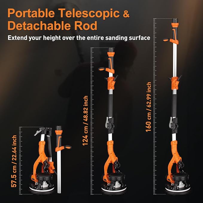 Drywall Sander, 1000W Popcorn Ceiling Removal Tool
