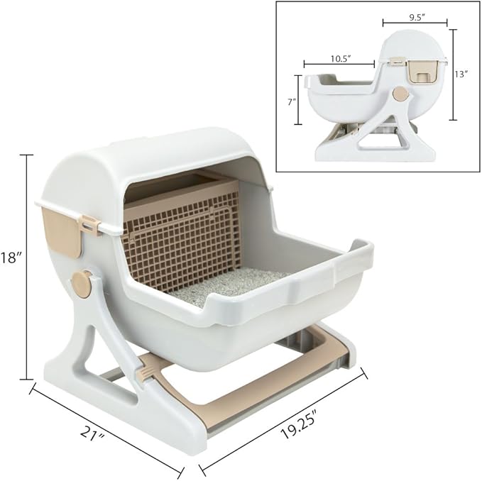 Value Price🐱Open-top Self-cleaning Cat Litter