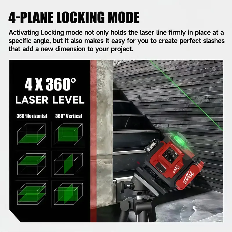 Professional Outdoor Green-Beam Laser Level