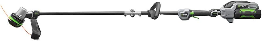 EGO POWER+ String Trimmer, Battery Powered, 15" Trimmer for Weeds and Grass with POWERLOAD and Carbon Fiber Split Shaft, Includes 56V 2.5Ah Battery and Charger