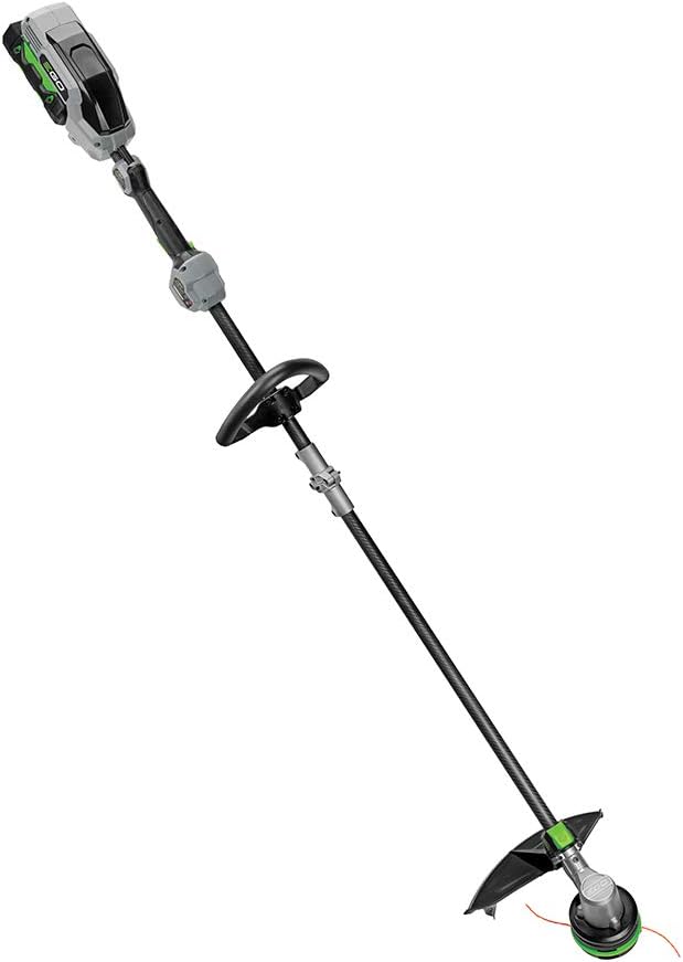 EGO POWER+ String Trimmer, Battery Powered, 15" Trimmer for Weeds and Grass with POWERLOAD and Carbon Fiber Split Shaft, Includes 56V 2.5Ah Battery and Charger