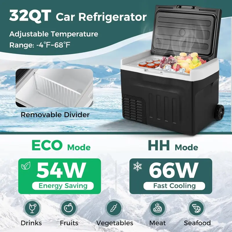 COSTWAY Portable Car Refrigerator
