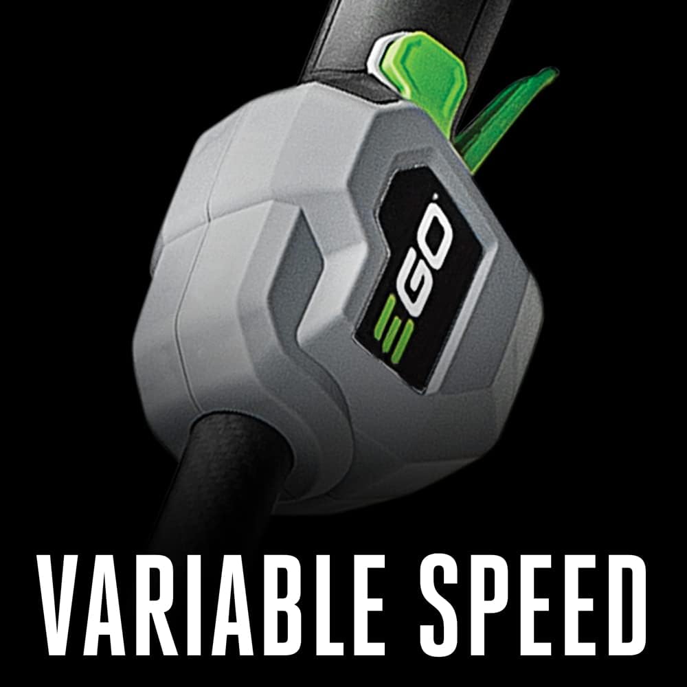 EGO POWER+ String Trimmer, Battery Powered, 15" Trimmer for Weeds and Grass with POWERLOAD and Carbon Fiber Split Shaft, Includes 56V 2.5Ah Battery and Charger