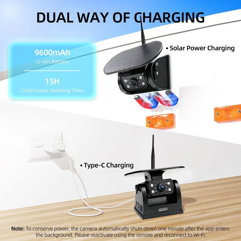 Limited-Time Event ⚡MZ6 WiFi Magnetic Solar Backup Camera