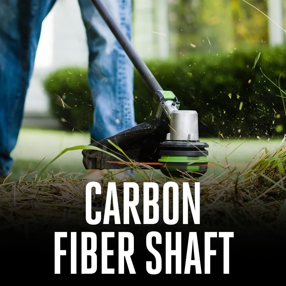 EGO POWER+ String Trimmer, Battery Powered, 15" Trimmer for Weeds and Grass with POWERLOAD and Carbon Fiber Split Shaft, Includes 56V 2.5Ah Battery and Charger