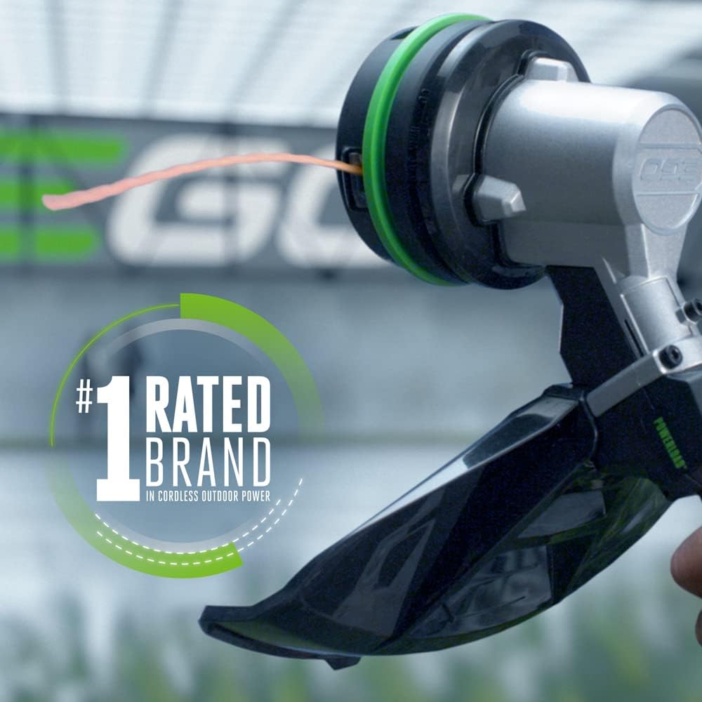 EGO POWER+ String Trimmer, Battery Powered, 15" Trimmer for Weeds and Grass with POWERLOAD and Carbon Fiber Split Shaft, Includes 56V 2.5Ah Battery and Charger