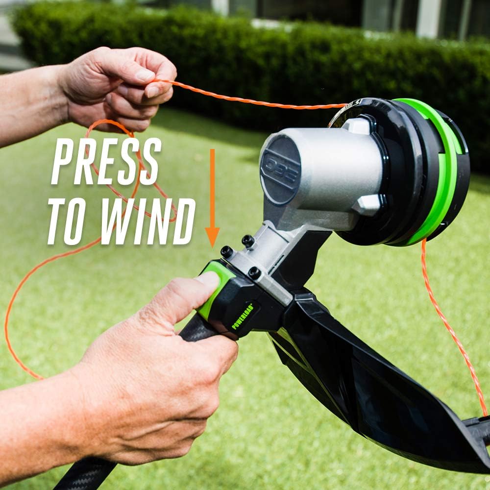 EGO POWER+ String Trimmer, Battery Powered, 15" Trimmer for Weeds and Grass with POWERLOAD and Carbon Fiber Split Shaft, Includes 56V 2.5Ah Battery and Charger