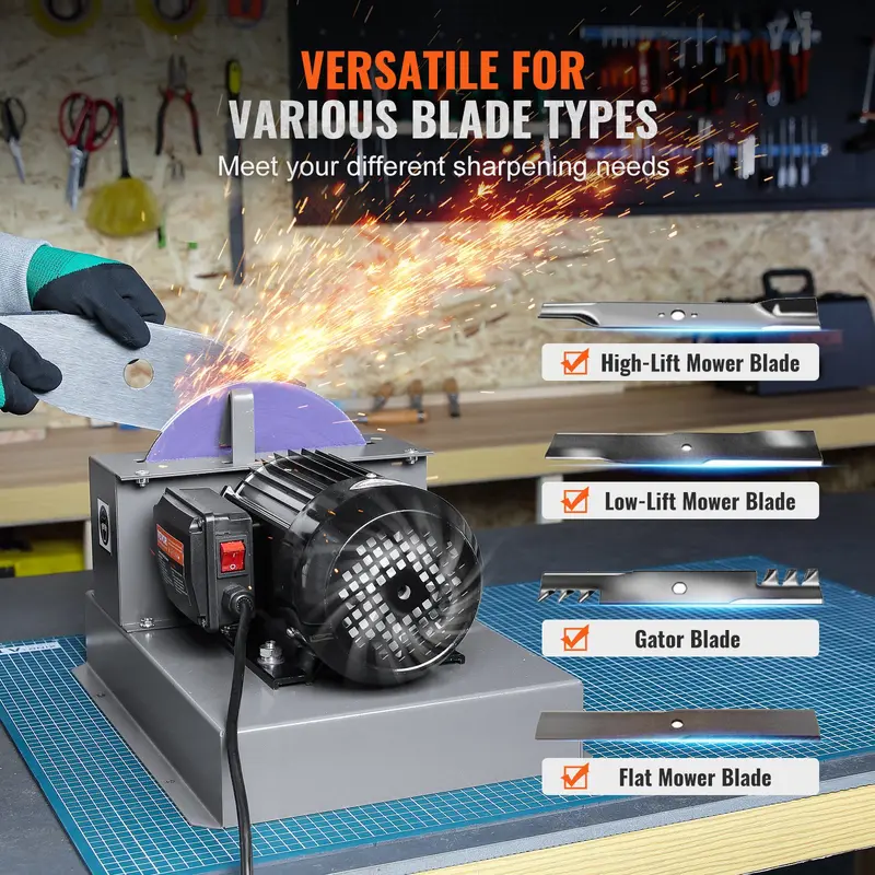 🛠️ONLY $42.8 TODAY-VEVOR Lawn Mower Blade Sharpener