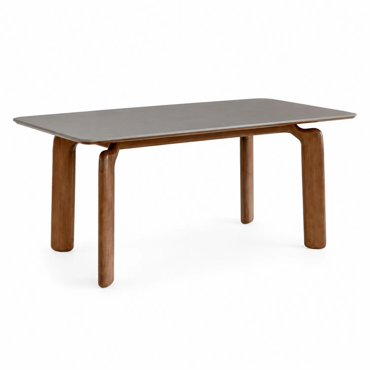 Tavolo da pranzo rettangolare in legno e laminato