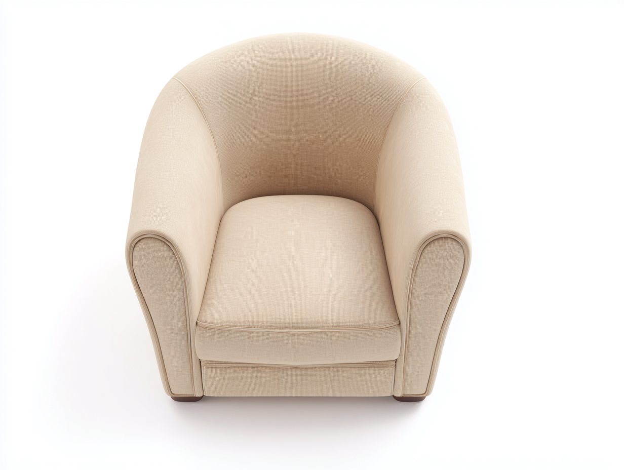 Sessel-Stoff-Holz-85 x 80 x 78 cm-Beige-Klassischer Stil-Vonodahome