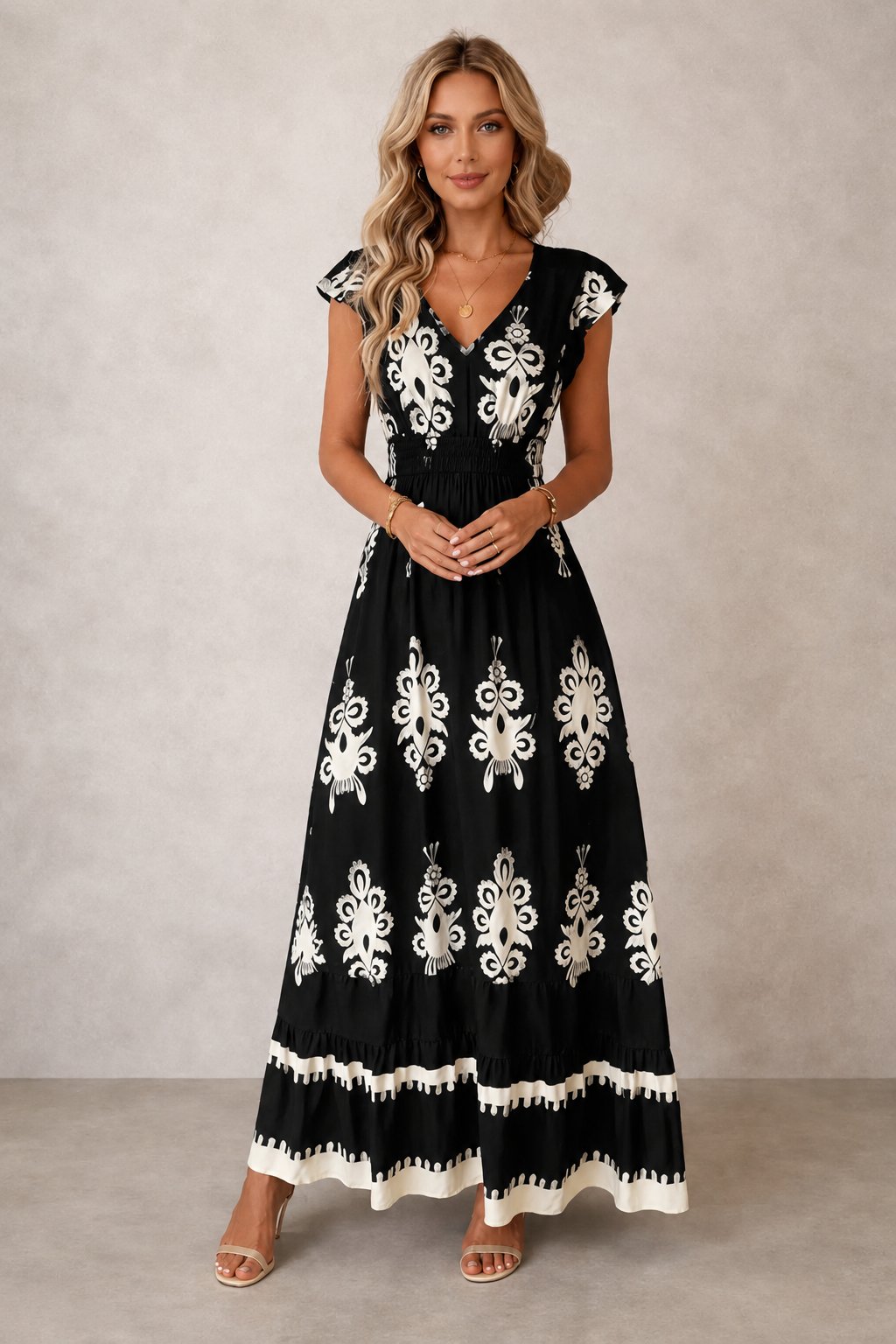 Flowy Boho Maxi Dress