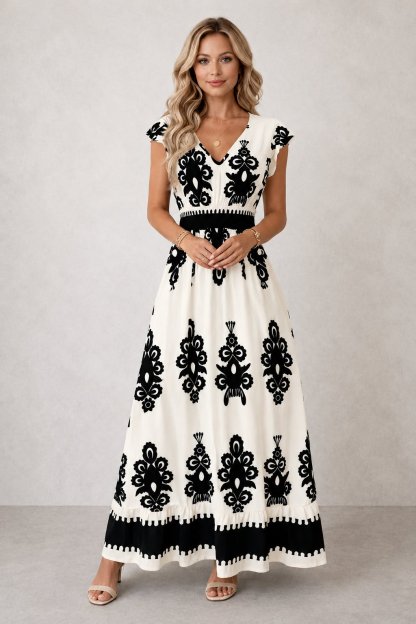 Flowy Boho Maxi Dress